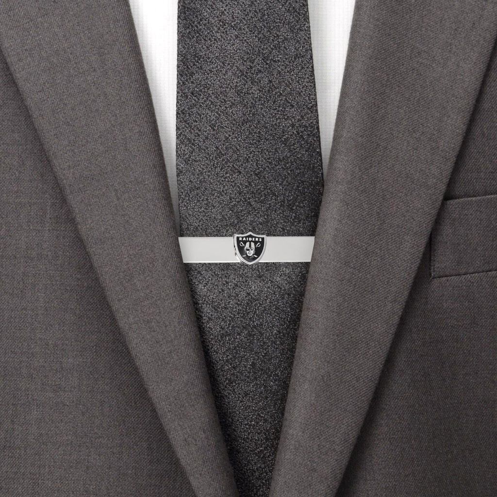 Las Vegas Raiders Silver Plated Tie Bar NFL Licensed Accessory - Image 2