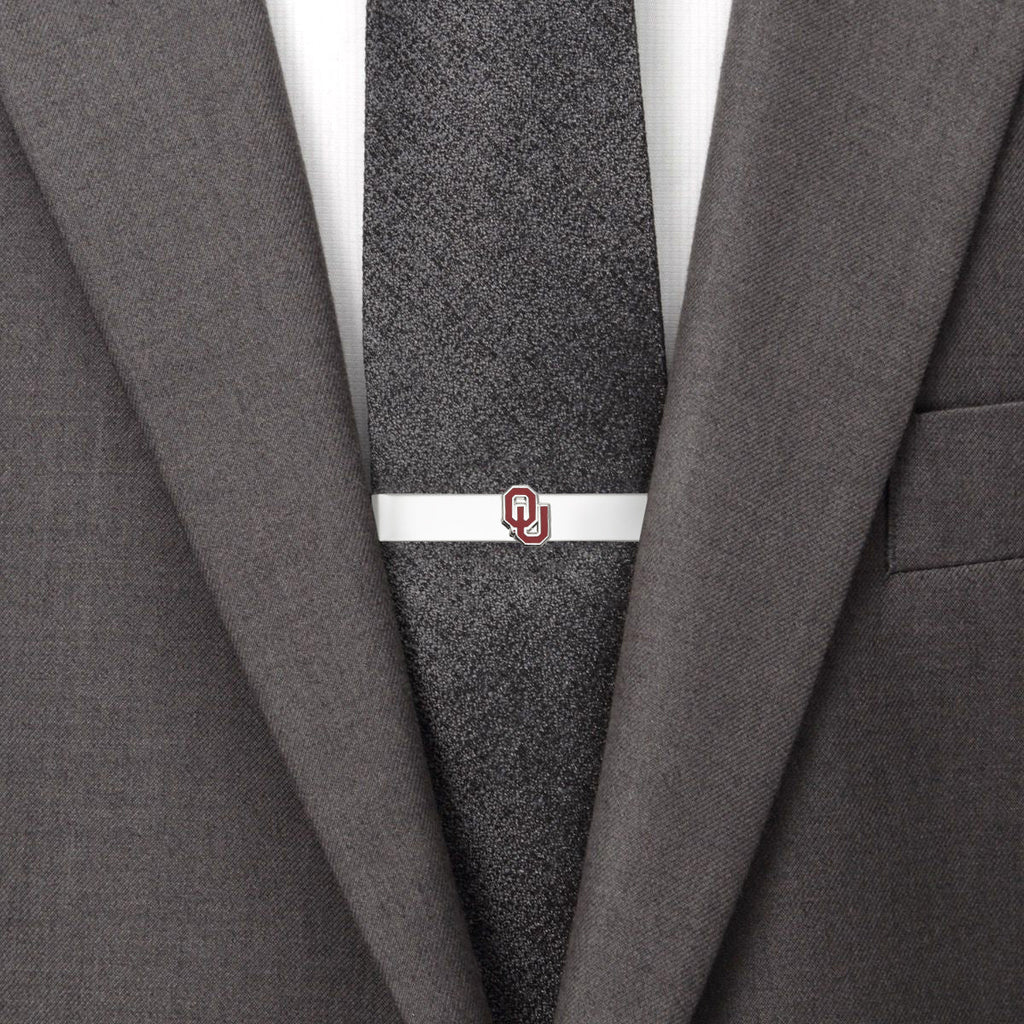 NCAA University of Oklahoma Cufflinks and Tie Bar Gift Set