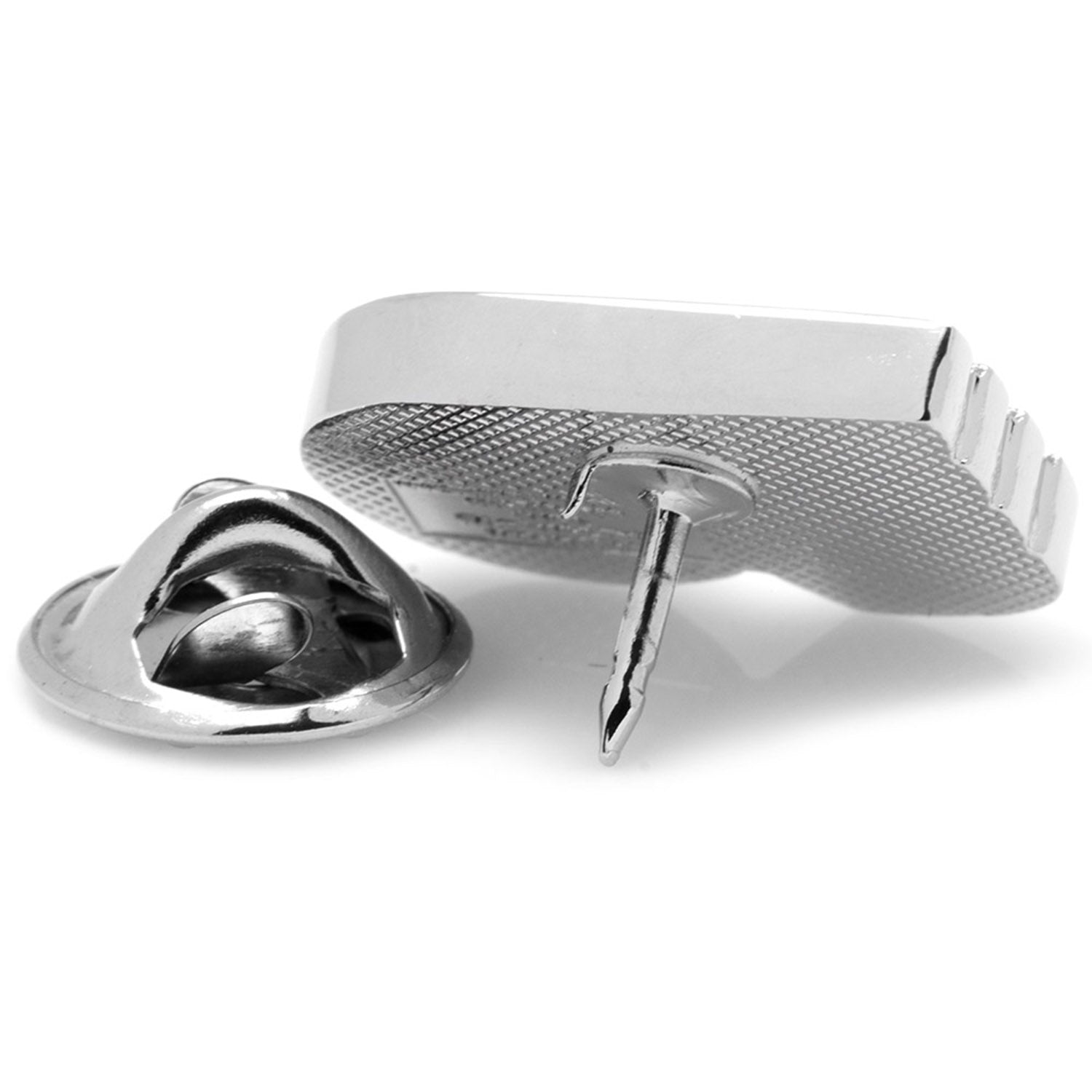 Philadelphia Flyers NHL Logo Lapel Pin in Silver Tone Enamel - Image 3
