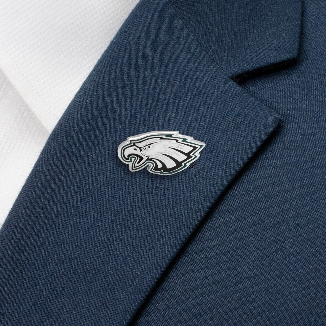 Philadelphia Eagles NFL Team Logo Lapel Pin Silver Tone - Image 4