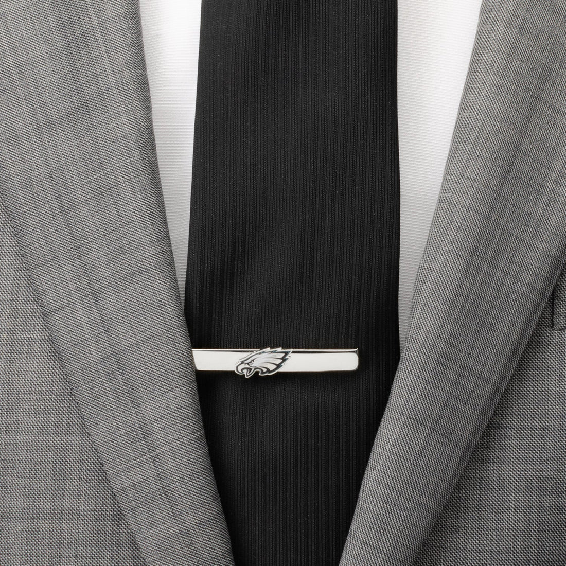 Philadelphia Eagles NFL Football Team Logo Silver Tie Clip - Image 2