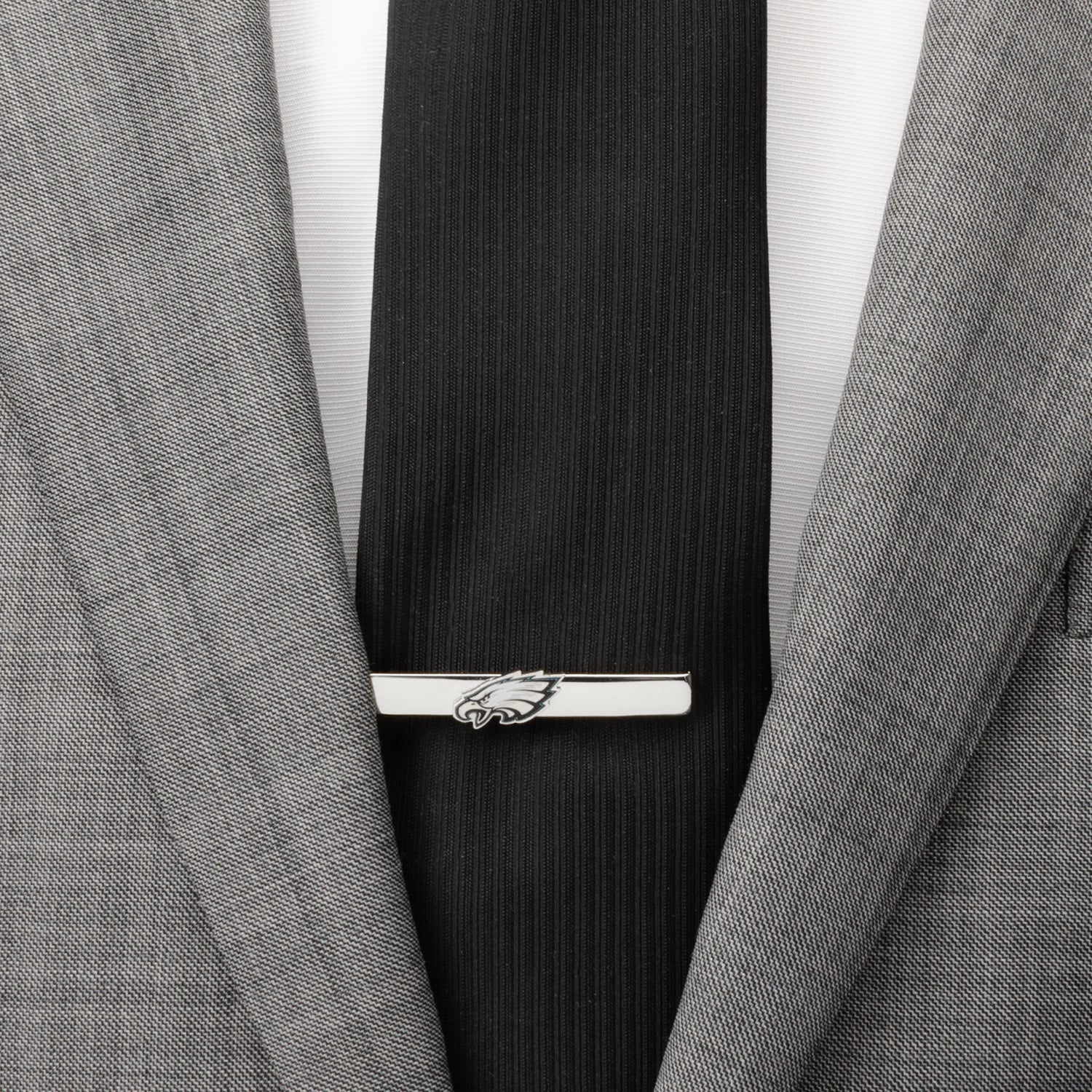 Philadelphia Eagles NFL Football Team Logo Silver Tie Clip - Image 2