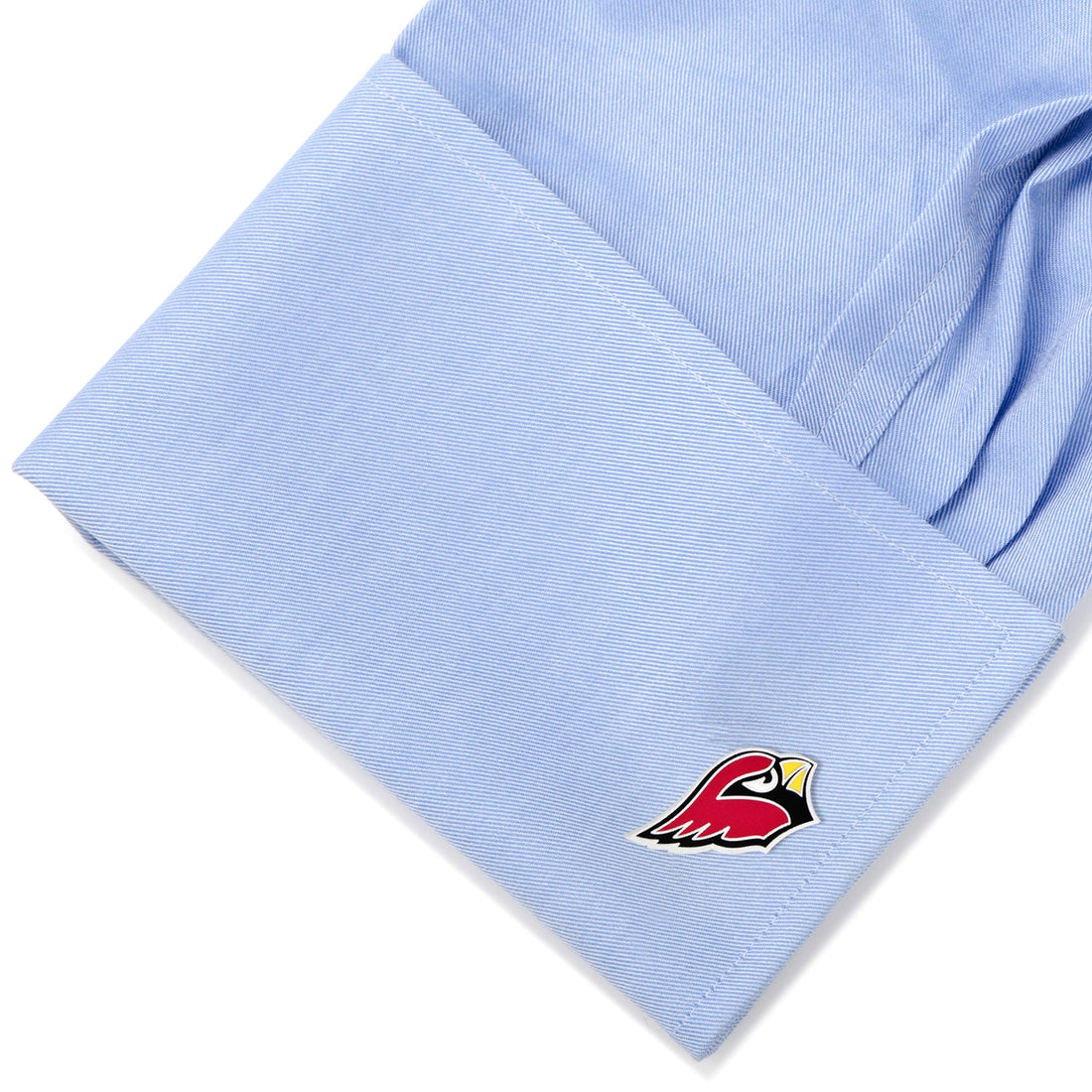 Arizona Cardinals NFL Logo Enamel Cufflinks in Silver Tone - Image 3