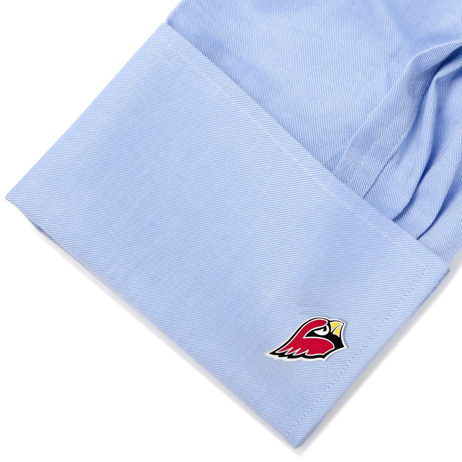 Arizona Cardinals NFL Logo Enamel Cufflinks in Silver Tone - Image 3