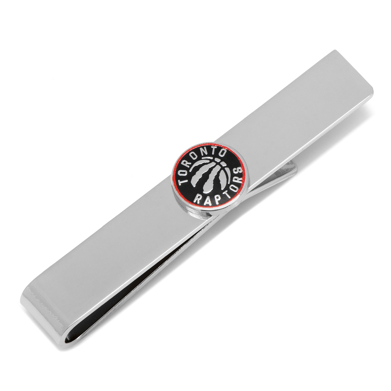 Toronto Raptors NBA Silver Tone Metal Tie Bar
