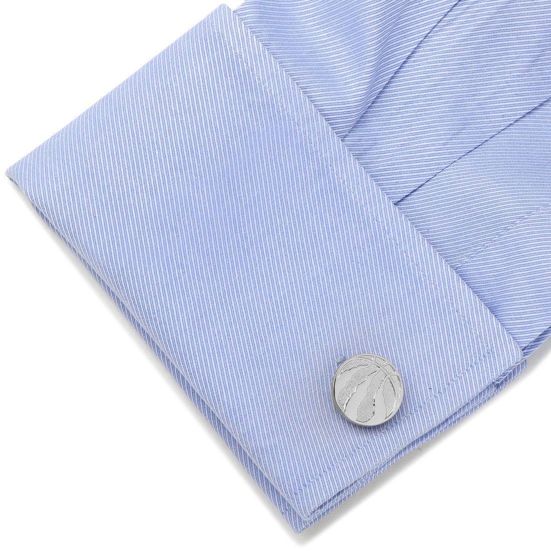 Toronto Raptors Logo Silver Tone Cufflinks NBA Gift - Image 3
