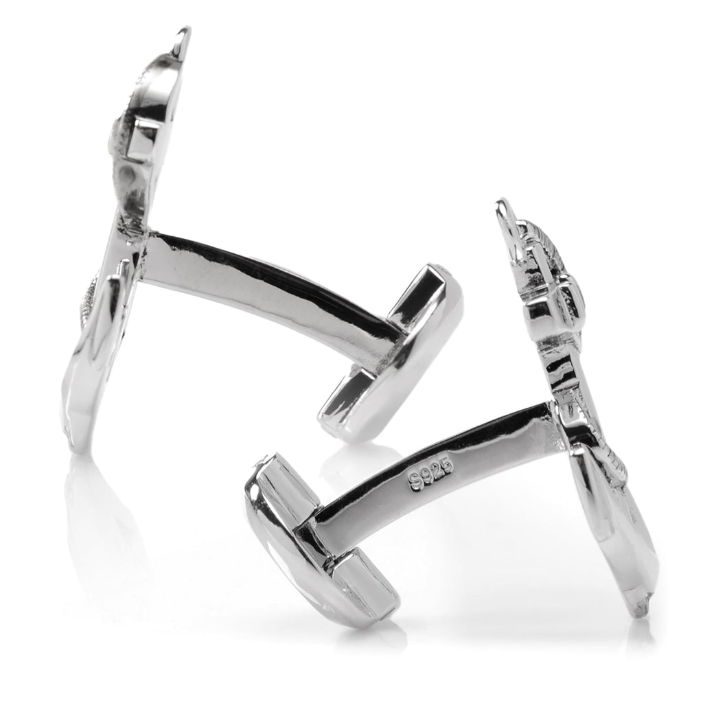 Silver Scales of Justice Cufflinks for Lawyers and Legal Pros - Image 4