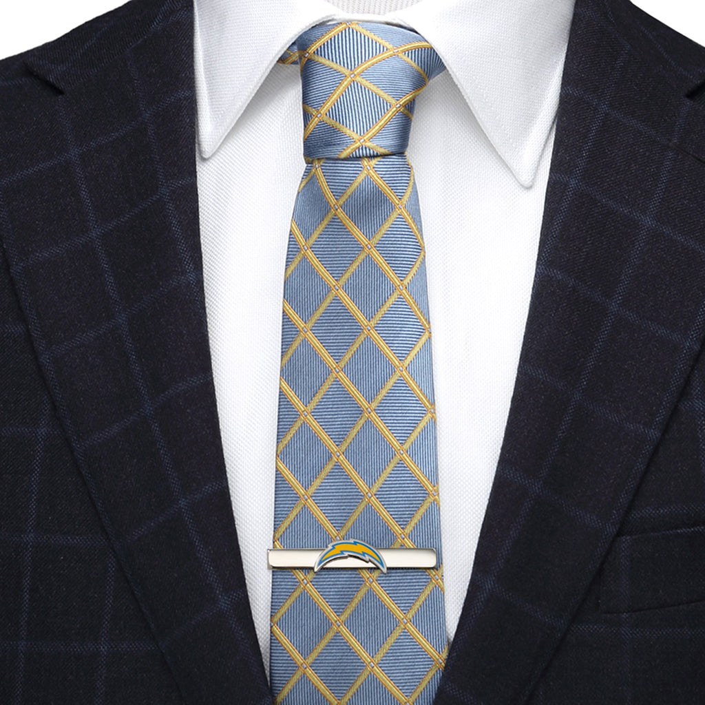 Los Angeles Chargers NFL Silver Plated Tie Clip - Image 2