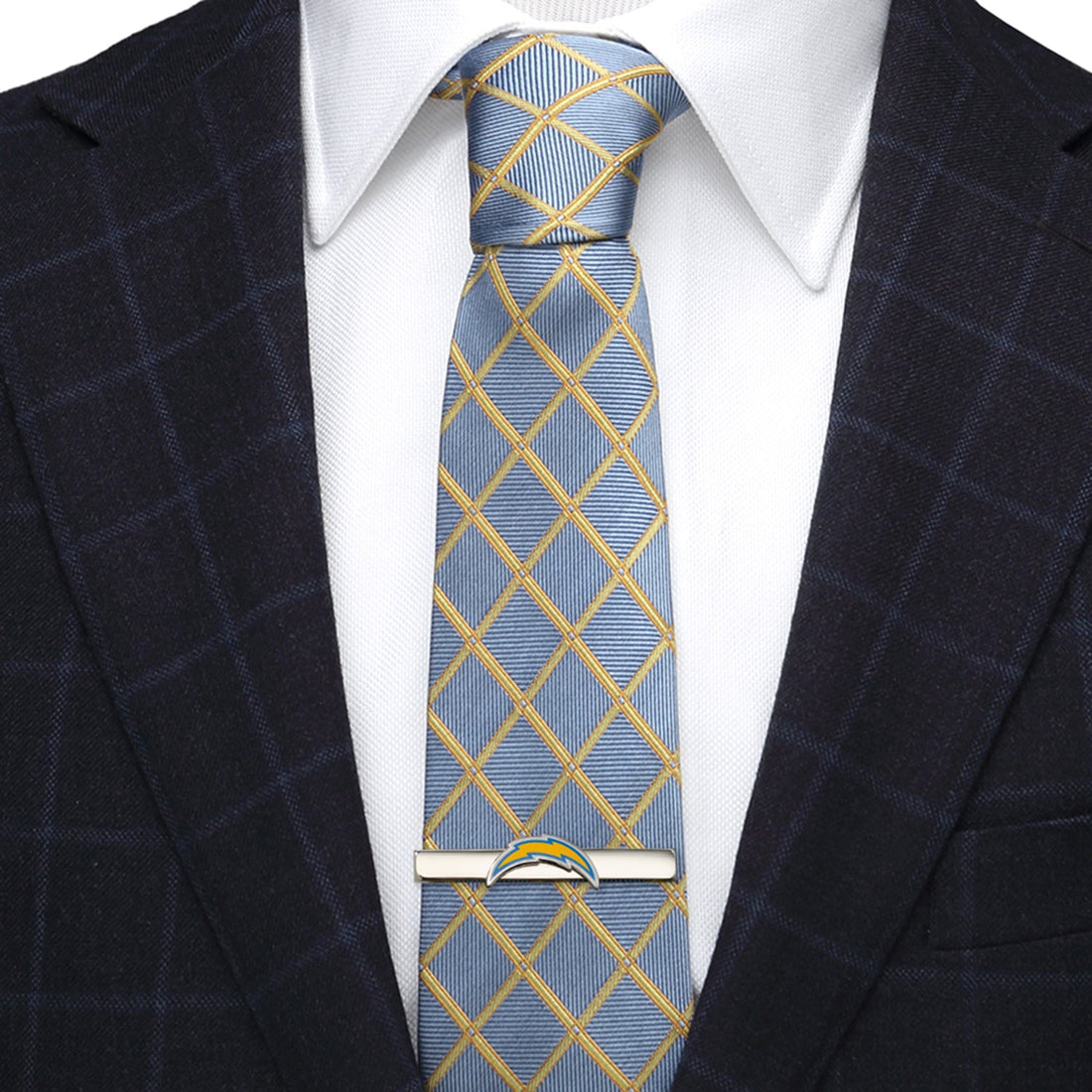 Los Angeles Chargers NFL Silver Plated Tie Clip - Image 2