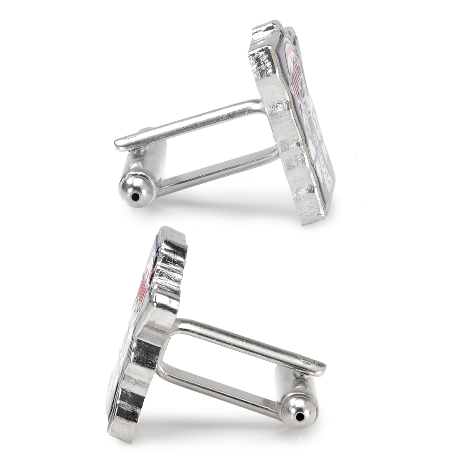 Minnesota Twins Minnie & Paul MLB Baseball Logo Cufflinks - Image 4