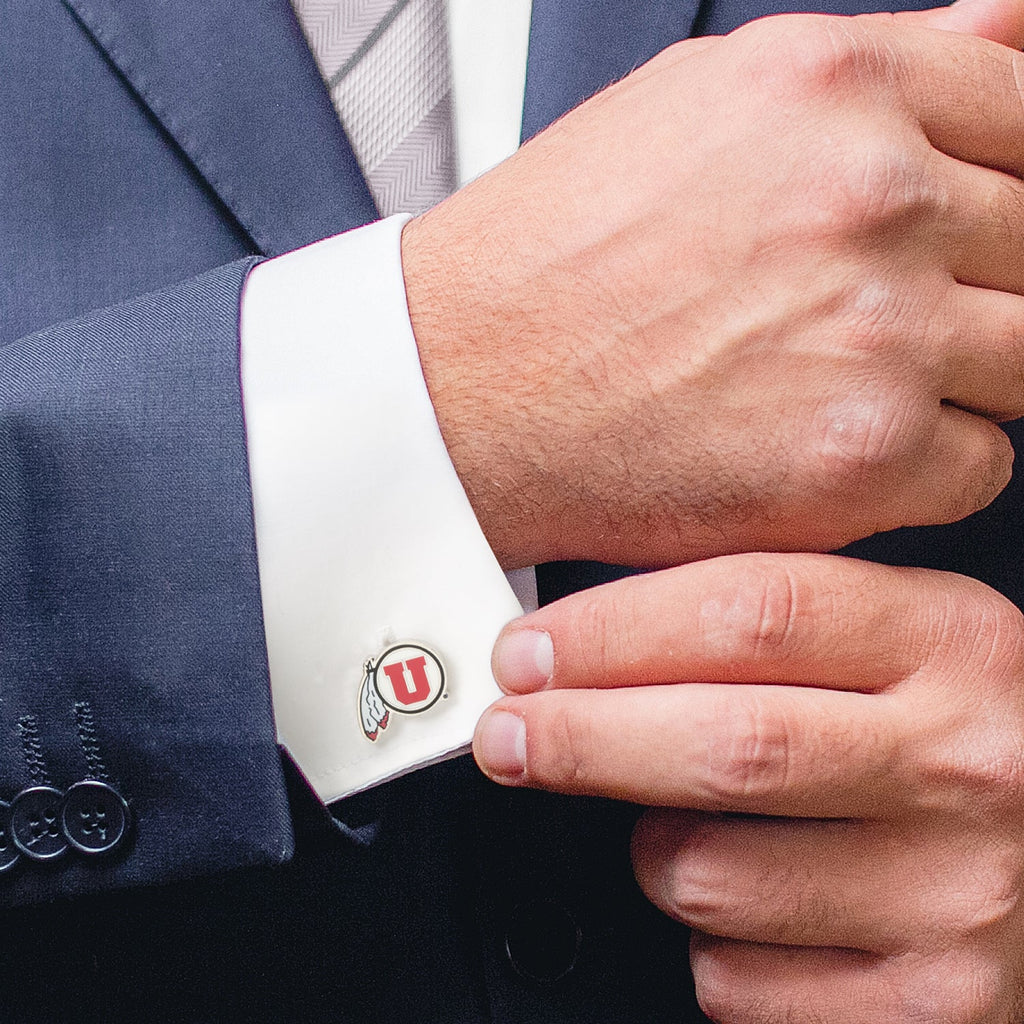 NCAA University of Utah Utes Cufflinks