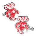 NCAA University of Wisconsin Badgers Throwback Cufflinks