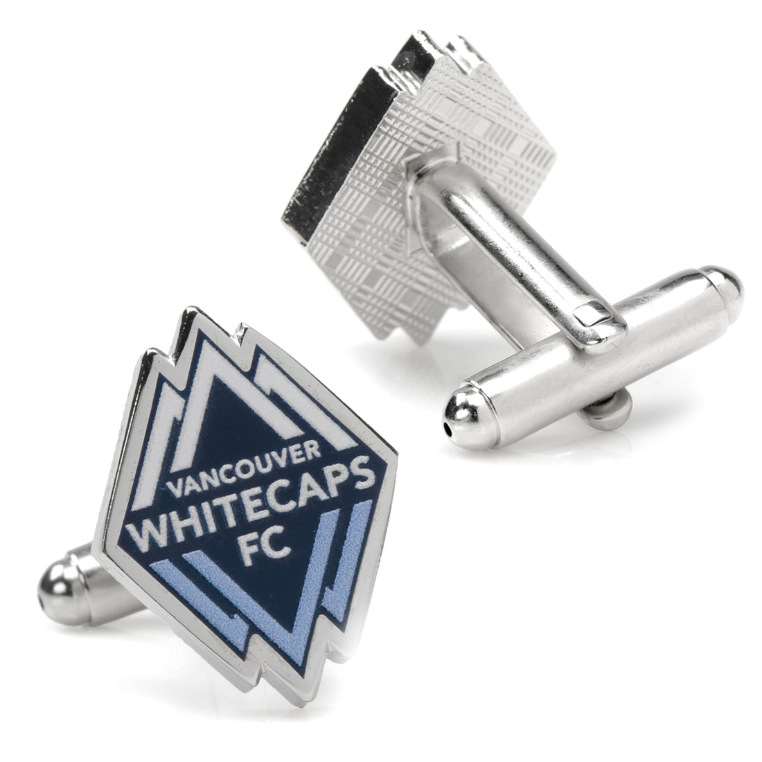 Vancouver Whitecaps FC Silver Plated Logo Cufflinks - Image 3