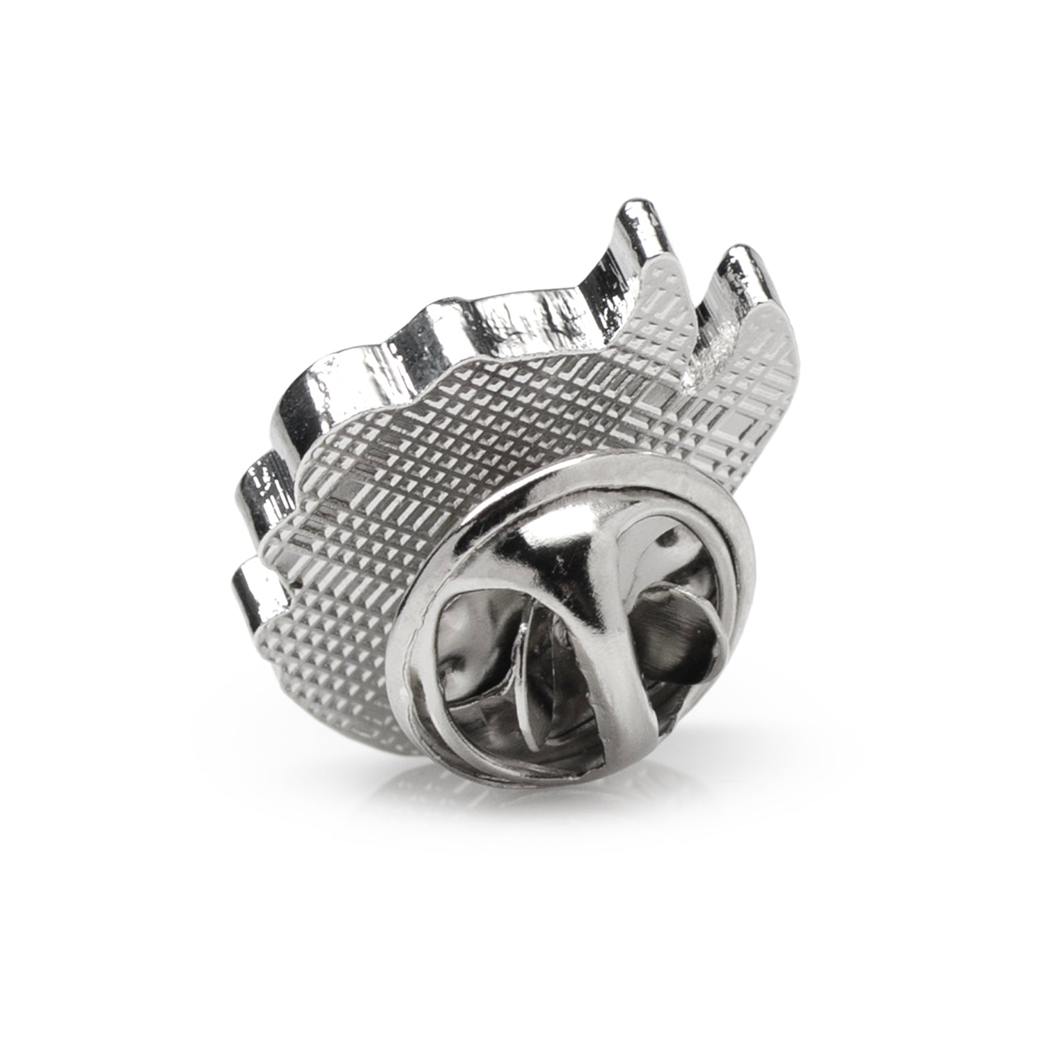 Wofford College Terrier Mascot Lapel Pin in Silver Tone