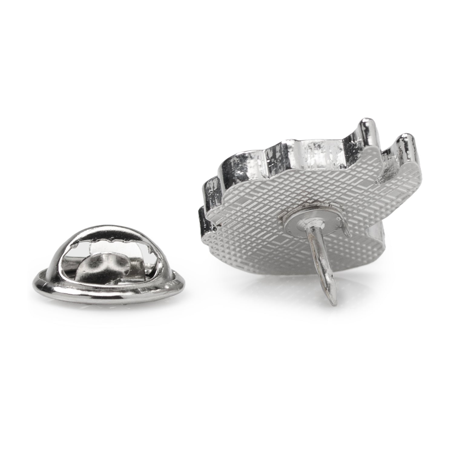 Wofford College Terrier Mascot Lapel Pin in Silver Tone