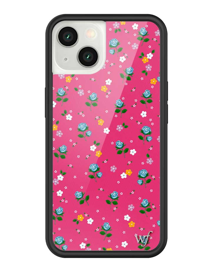 Pink Dainty Florals Protective iPhone Case with Flower Print - Image 21
