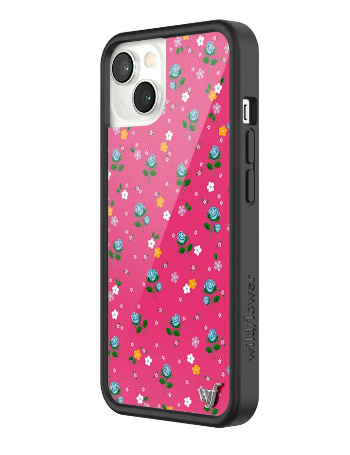 Pink Dainty Florals Protective iPhone Case with Flower Print - Image 22