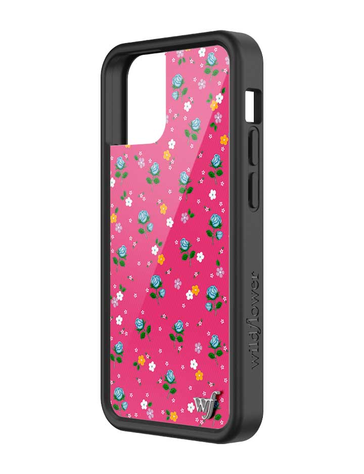 Pink Dainty Florals Protective iPhone Case with Flower Print - Image 24