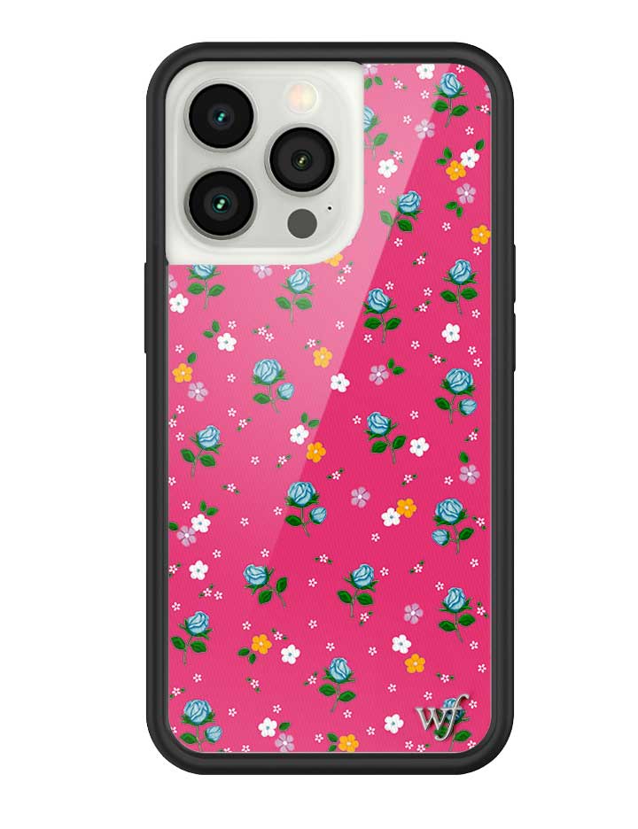 Pink Dainty Florals Protective iPhone Case with Flower Print - Image 19
