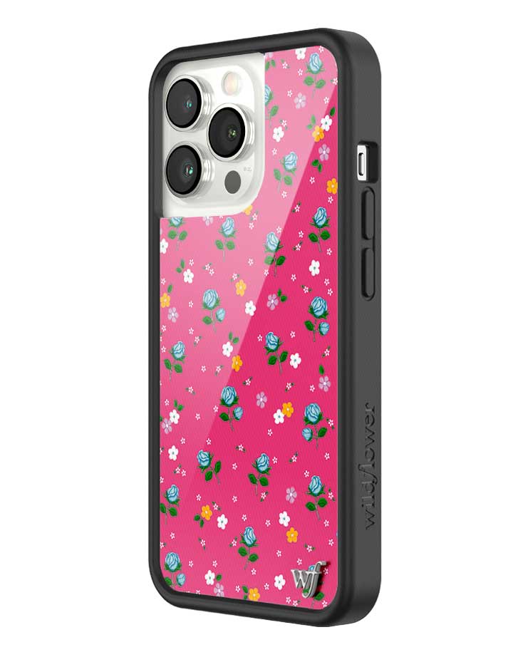 Pink Dainty Florals Protective iPhone Case with Flower Print - Image 20