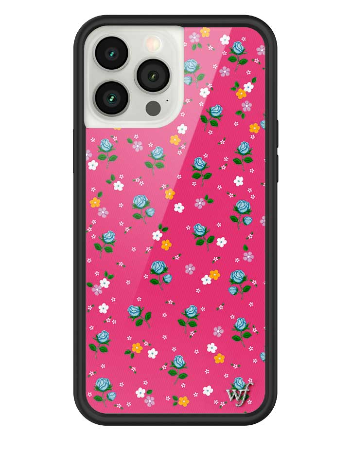 Pink Dainty Florals Protective iPhone Case with Flower Print - Image 17