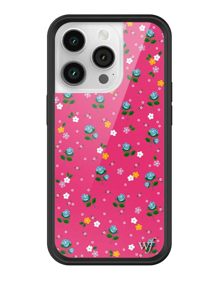 Pink Dainty Florals Protective iPhone Case with Flower Print - Image 13