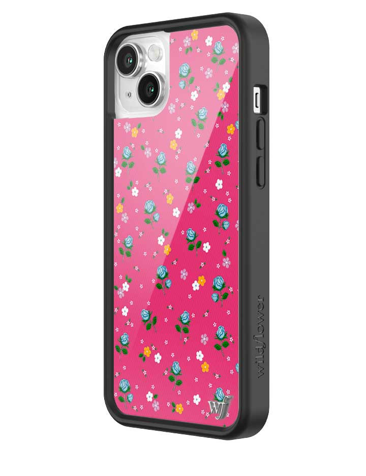 Pink Dainty Florals Protective iPhone Case with Flower Print - Image 12