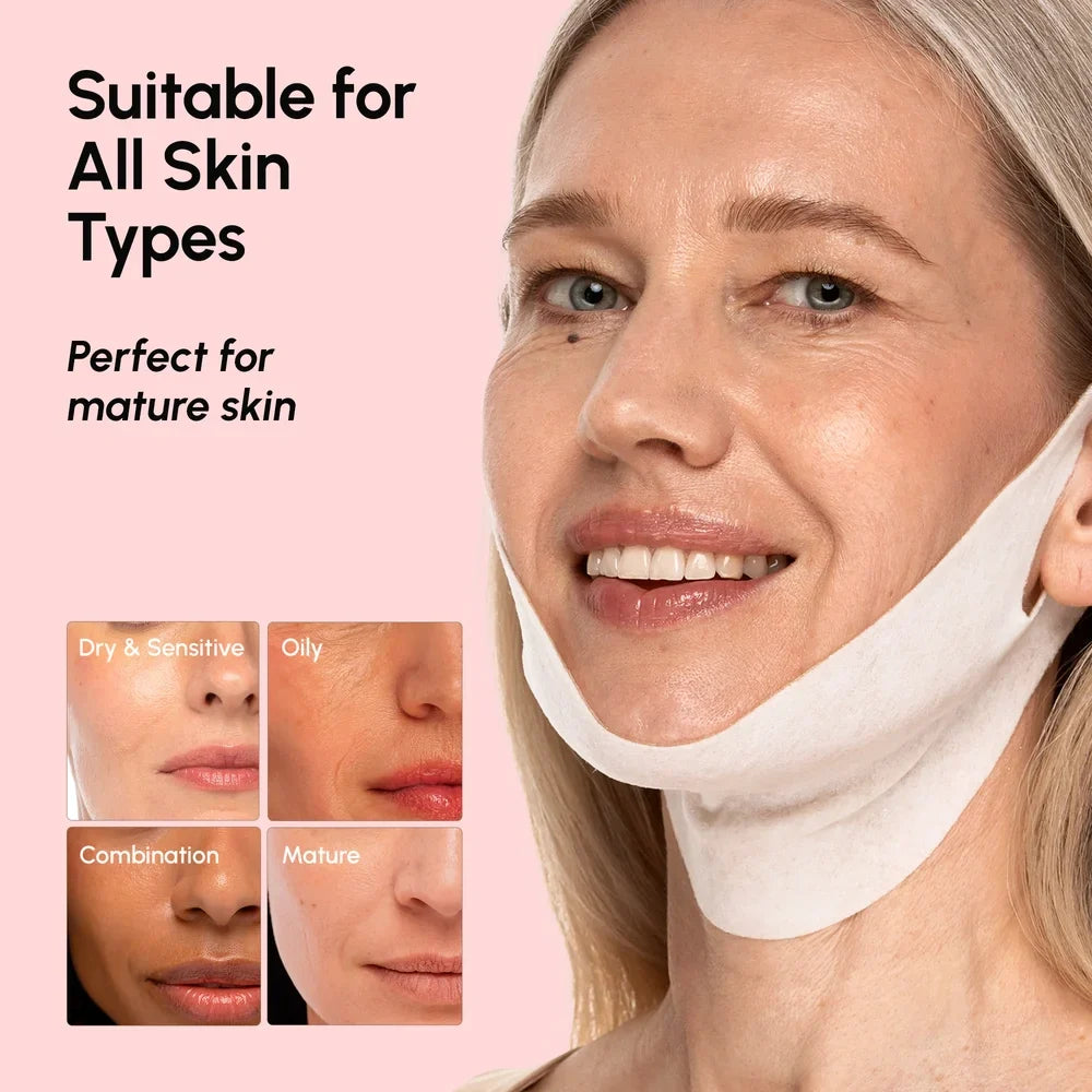 PDRN Salmon DNA Chin & Neck Lifting Mask Set - Image 8