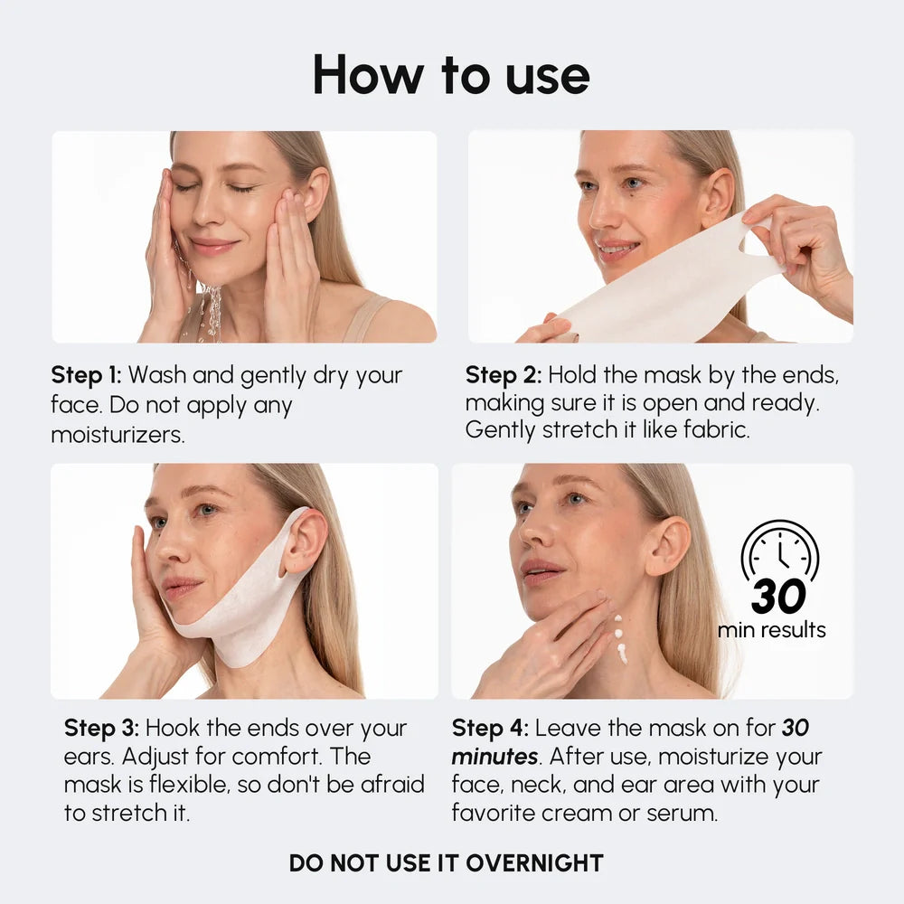 PDRN Salmon DNA Chin & Neck Lifting Mask Set - Image 9