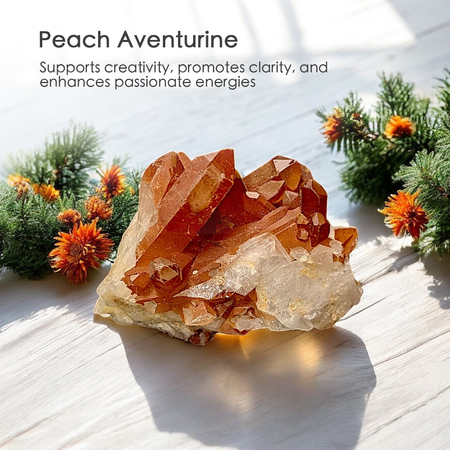 Sacral Chakra Crystal-Enhanced Premium Coconut-Soy Wax Melts