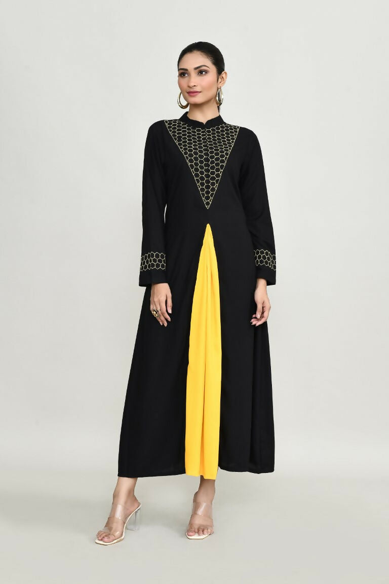 Joban Fashion Black Rayon Tunic