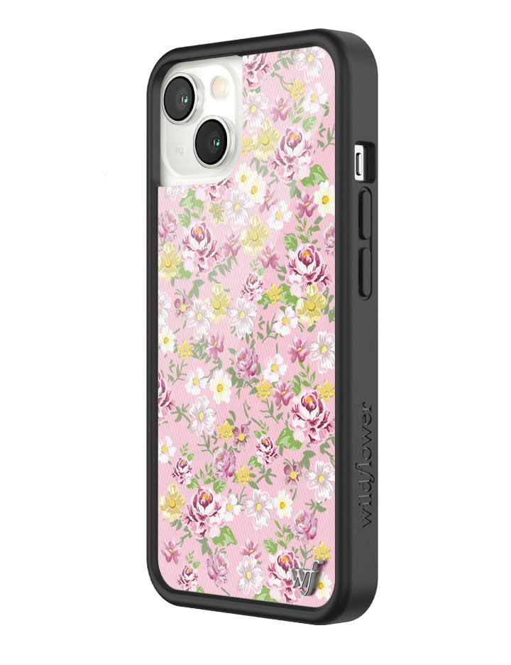 Daisy Lynn Floral iPhone Case with Pink and Yellow Pastel Flowers - Image 22