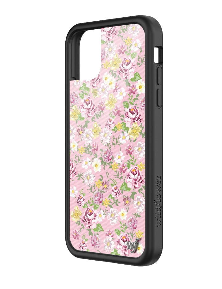 Daisy Lynn Floral iPhone Case with Pink and Yellow Pastel Flowers - Image 24
