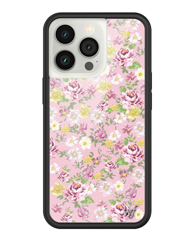Daisy Lynn Floral iPhone Case with Pink and Yellow Pastel Flowers - Image 19