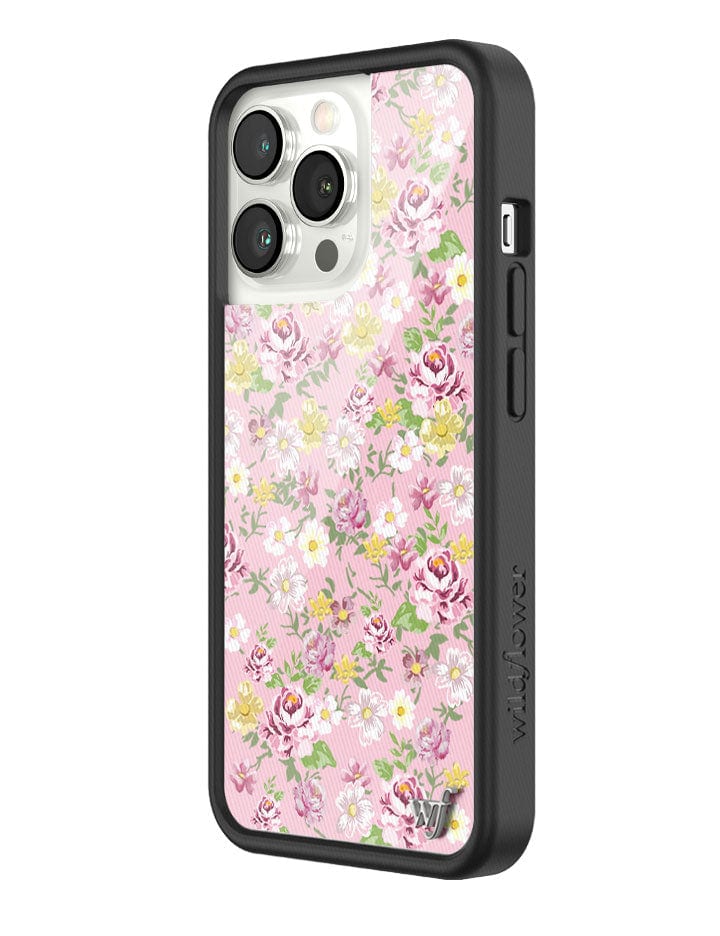 Daisy Lynn Floral iPhone Case with Pink and Yellow Pastel Flowers - Image 20
