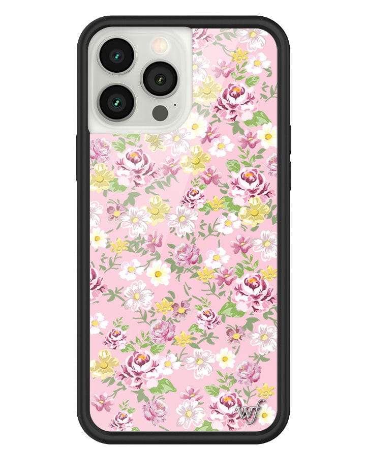 Daisy Lynn Floral iPhone Case with Pink and Yellow Pastel Flowers - Image 17