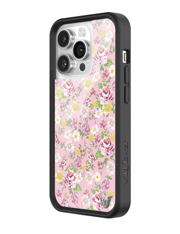 Daisy Lynn Floral iPhone Case with Pink and Yellow Pastel Flowers - Image 14