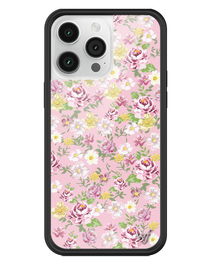 Daisy Lynn Floral iPhone Case with Pink and Yellow Pastel Flowers - Image 9