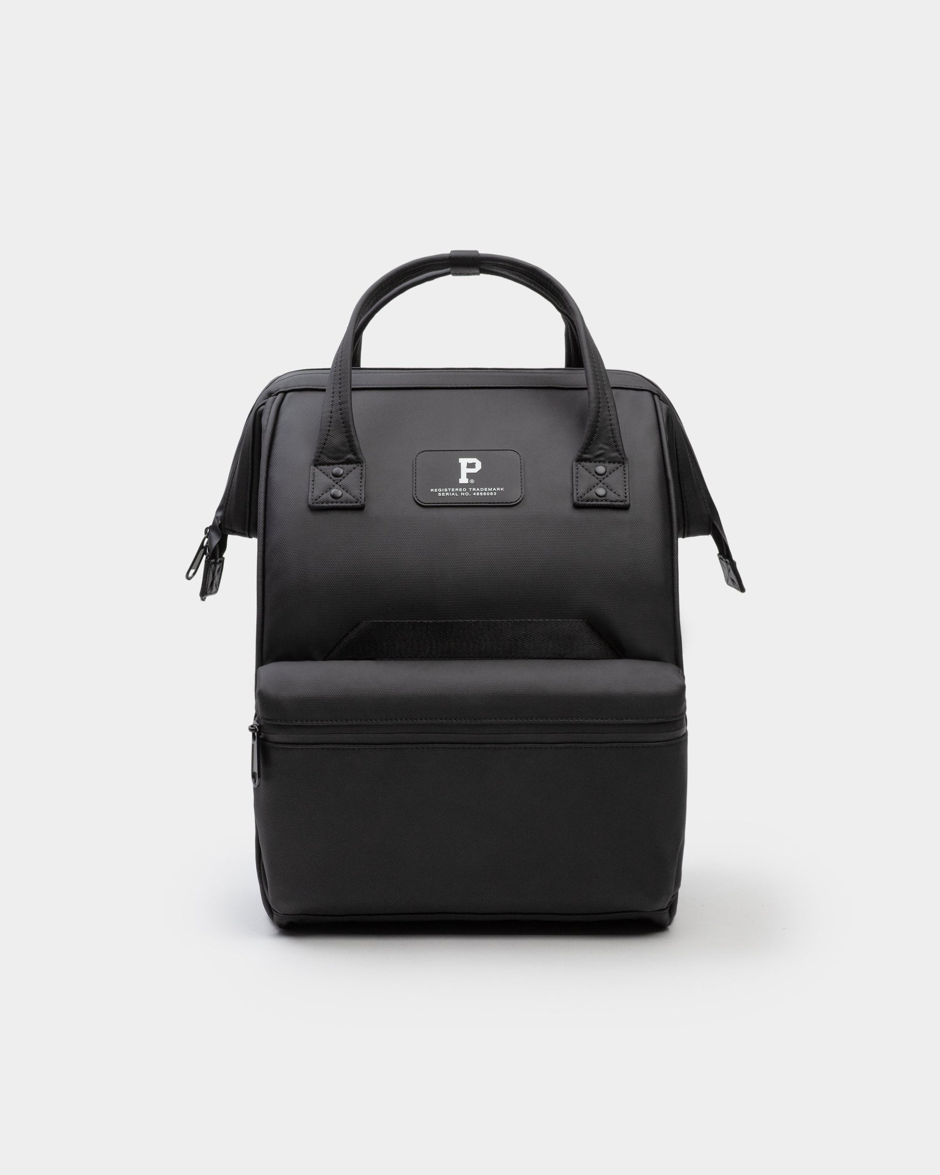 Modern Cascade Standard Backpack in blue polyester for work and travel.