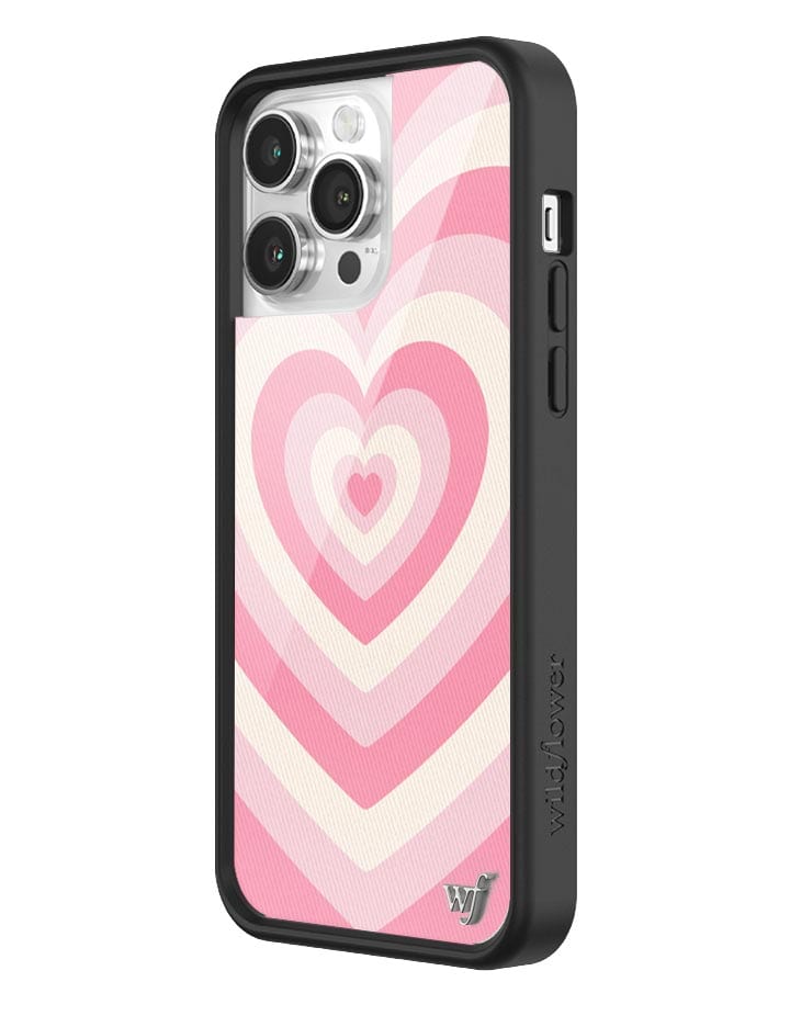 Latte Love Rose Heart iPhone Case for All-Around Protection