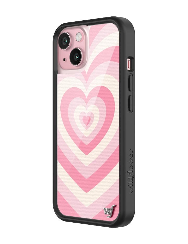 Latte Love Rose Heart iPhone Case for All-Around Protection