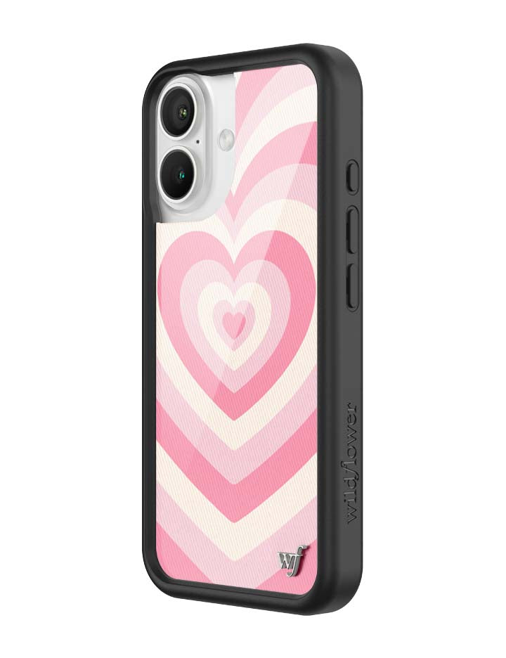 Latte Love Rose Heart iPhone Case for All-Around Protection
