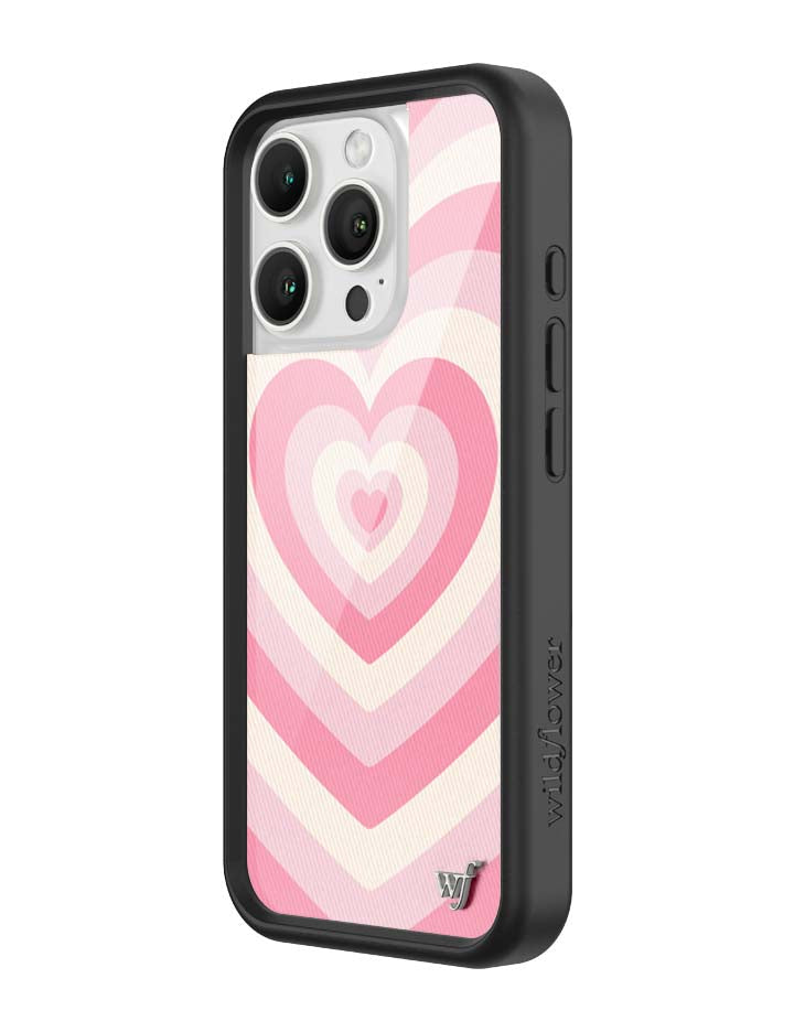 Latte Love Rose Heart iPhone Case for All-Around Protection