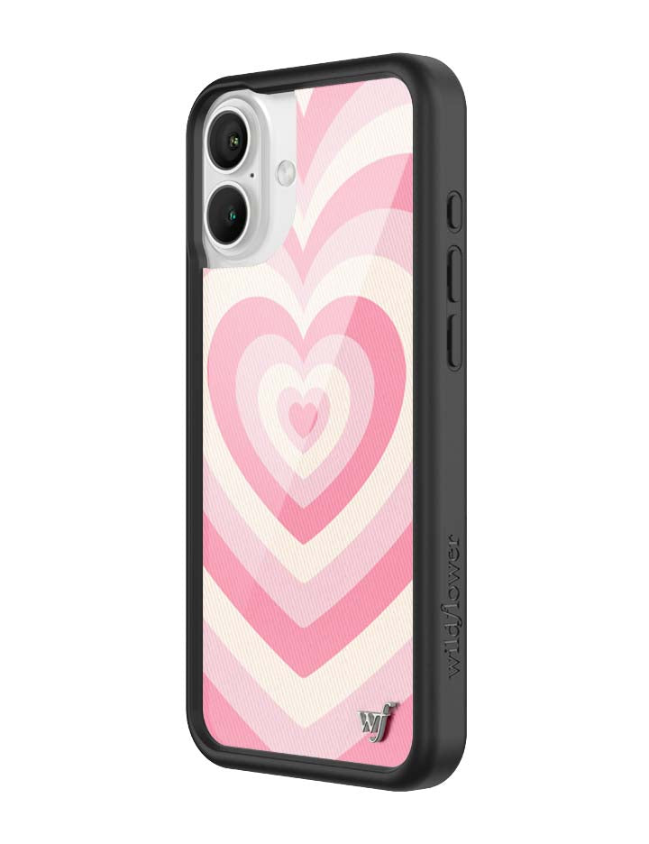 Latte Love Rose Heart iPhone Case for All-Around Protection