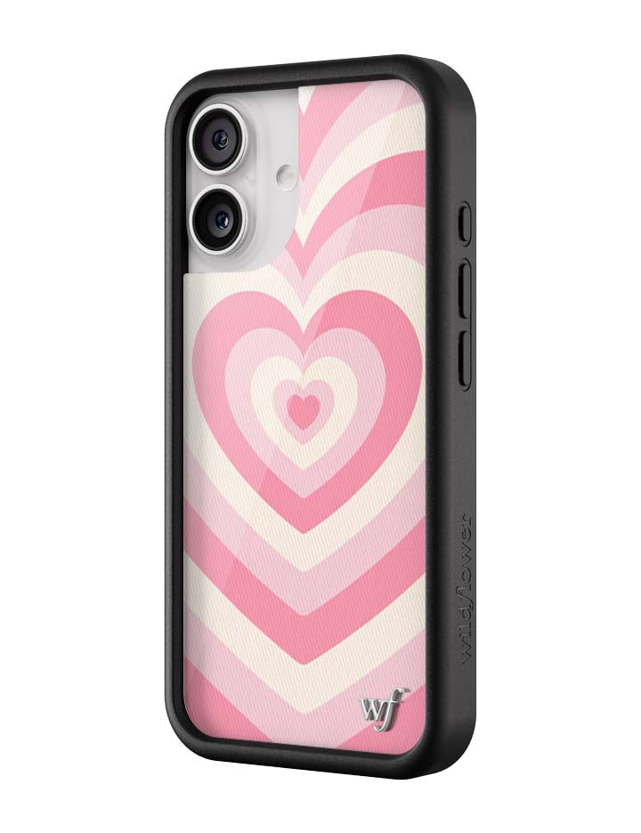Latte Love Rose Heart iPhone Case for All-Around Protection