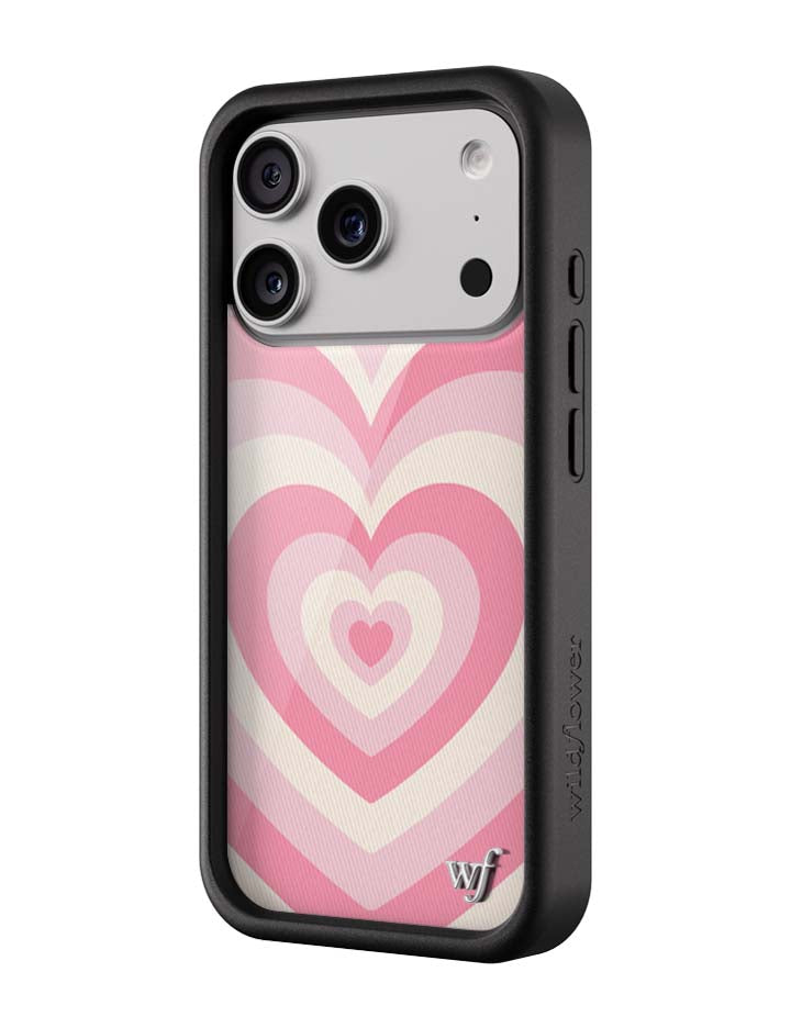 Latte Love Rose Heart iPhone Case for All-Around Protection