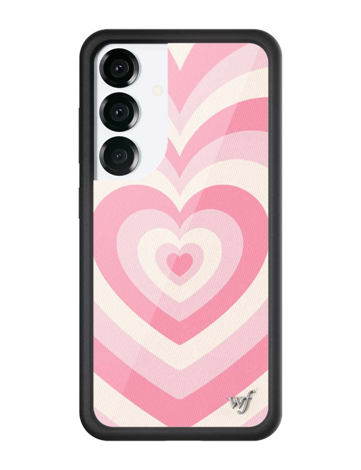 Latte Love Rose Samsung Galaxy Case Protective Pink Heart Print - Image 7