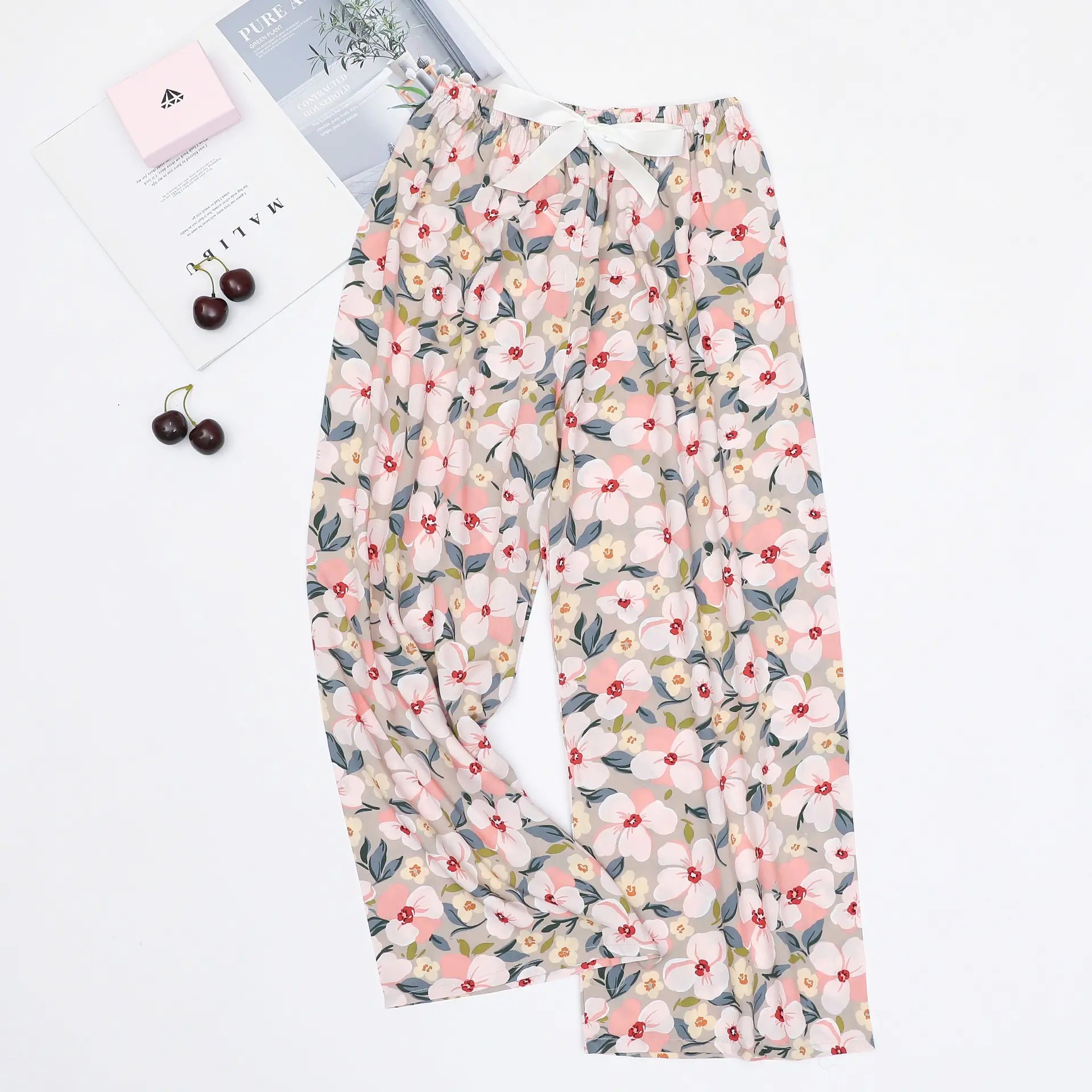 Women's Loose Casual Printed Pajama Sleep Pants - Image 18