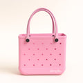 Everyday Medium EVA Tote in Blowing Bubbles baby pink standing upright on a clean surface