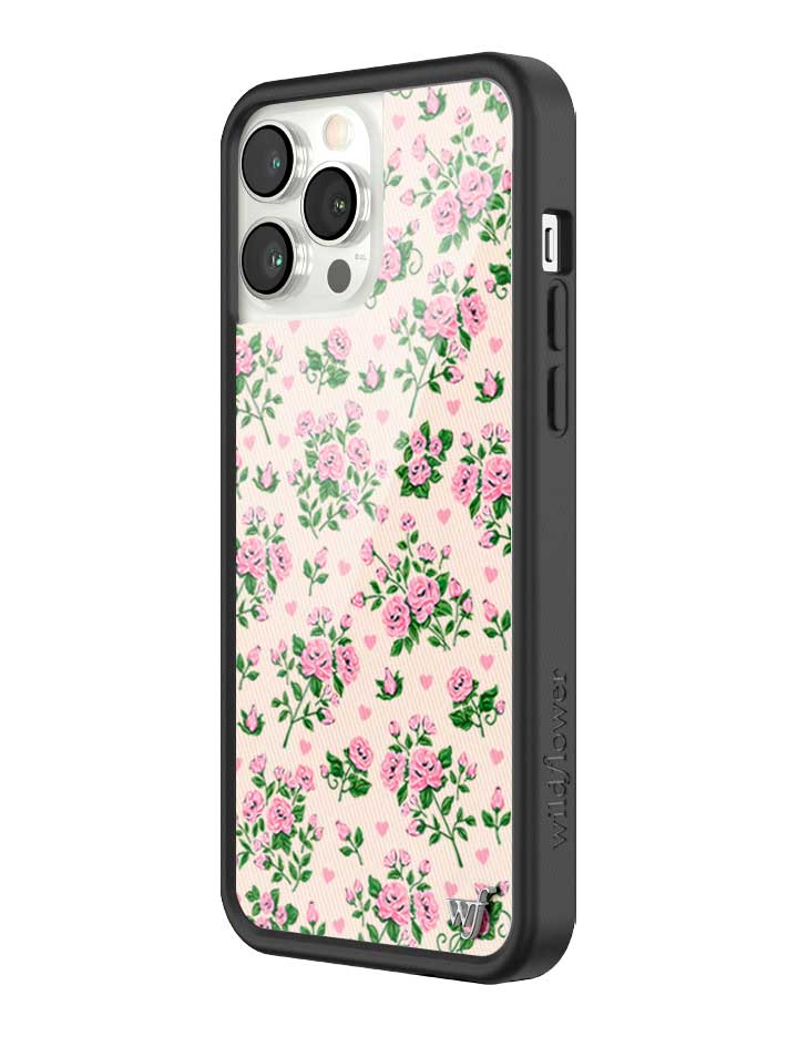 Pinky Promise Floral iPhone Case with Blush Pink Background - Image 26